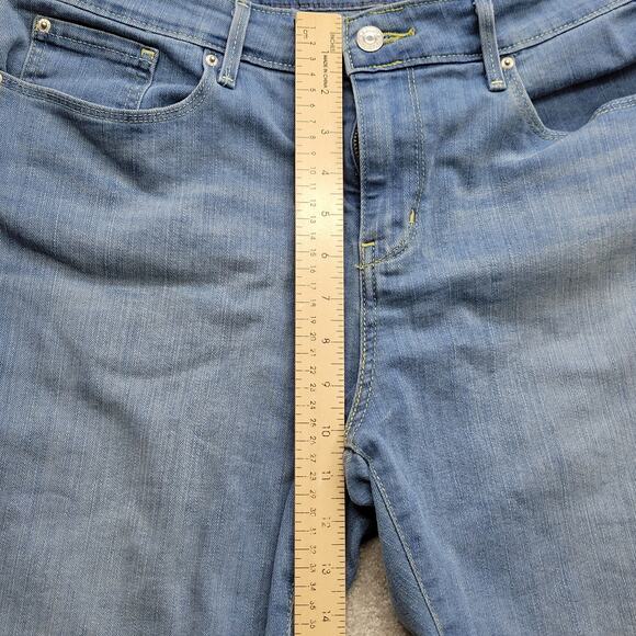 Levi Strauss Signature Bermuda Shorts Women’s 14 W32 Blue Denim Jorts - Picture 4 of 10